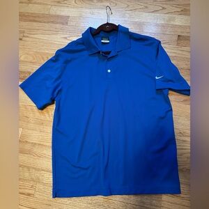 Men's Nike Golf DRI-FIT Shirt  Size L royal blue